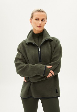 ARMEDANGELS HAARLEEN Sweatshirt Oversized Fit made of Organic Cotton Hellgrün | 8691-WVOTR