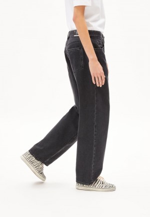 ARMEDANGELS HAAYI Jeans Baggy Fit Low Waist Organic Cotton Non-Stretch Schwarz | 2096-PIAMS
