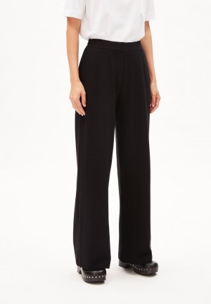 ARMEDANGELS HIMAARI Jersey Pants made of LENZING™ ECOVERO™ Mix Schwarz | 7198-VOSTF