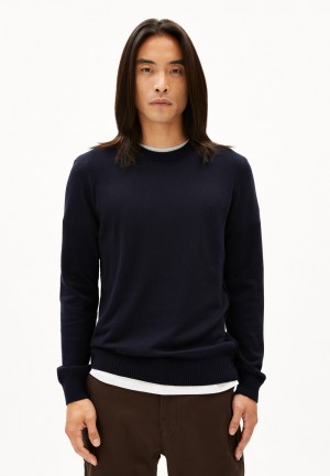 ARMEDANGELS HORAACIOS Sweater Regular Fit made of Organic Merino Wool Mix Night Sky | 4879-XHNLV
