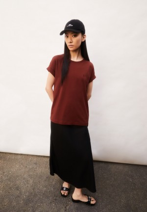 ARMEDANGELS IDAARA T-Shirt Loose Fit made of Organic Cotton Dunkel | 9041-XTUVW