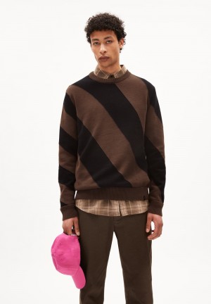 ARMEDANGELS IOAAN Sweater Regular Fit made of Organic Cotton Black-earth | 4829-YHCMF