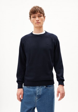 ARMEDANGELS JAAIRO Sweater Regular Fit made of Organic Cotton Night Sky | 4295-FVSDX