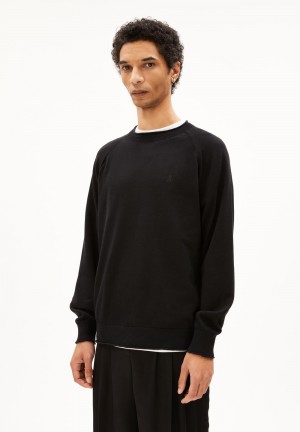 ARMEDANGELS JAAIRO Sweater Regular Fit made of Organic Cotton Schwarz | 2743-MYEVC