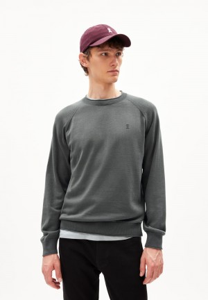 ARMEDANGELS JAAIRO Sweater Regular Fit made of Organic Cotton Space Steel | 1578-GENQO
