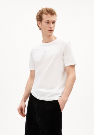 ARMEDANGELS JAAMES ANGELS T-Shirt Regular Fit made of Organic Cotton Weiß | 0641-DCTYS