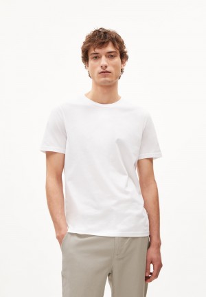 ARMEDANGELS JAAMES T-Shirt Regular Fit made of Organic Cotton Weiß | 6392-KNTMQ