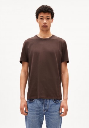 ARMEDANGELS JAAMES T-Shirt Regular Fit made of Organic Cotton Earth | 0763-CYBIR