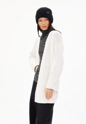 ARMEDANGELS JALDAA Cardigan Loose Fit made of Organic Cotton Weiß | 6539-AOZGH
