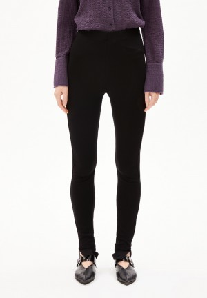 ARMEDANGELS JARLAA MARAA Jersey Pants made of LENZING™ ECOVERO™ Mix Schwarz | 8456-GODRJ