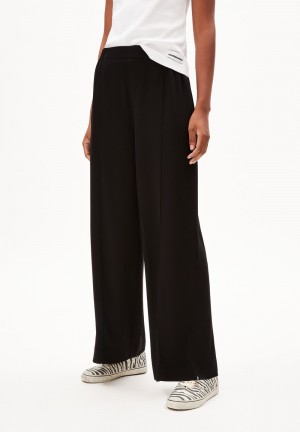 ARMEDANGELS JONVAALIE Woven Pants made of LENZING™ ECOVERO™ Viscose Schwarz | 9425-IUGWN