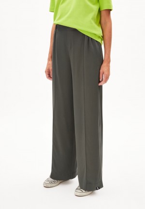 ARMEDANGELS JONVAALIE Woven Pants made of LENZING™ ECOVERO™ Viscose Space Steel | 3685-OYRZN