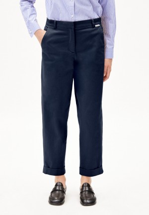 ARMEDANGELS KAADWI Chino Pants made of Organic Cotton Mix Night Sky | 3041-ILWGF