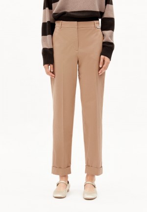 ARMEDANGELS KAADWI Chino Pants made of Organic Cotton Mix Cinnamon Dust | 9180-LODYC