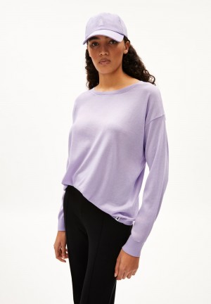 ARMEDANGELS LAARNI Pullover Loose Fit made of TENCEL™ Lyocell Mix Lavendel Hell | 7290-OAVGP