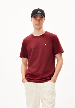 ARMEDANGELS LAARON Heavyweight T-Shirt Relaxed Fit made of Organic Cotton Dunkel | 6501-XSTLP