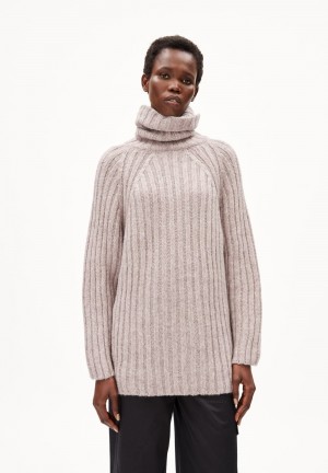 ARMEDANGELS LANESSAA Sweater Loose Fit made of Alpaca Wool Mix Rosa Hell | 2681-SXEQB