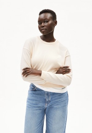 ARMEDANGELS LARUNAA Sweater Loose Fit made of Organic Cotton Mix Undyed | 9087-UDOXT