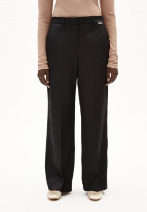 ARMEDANGELS LEANDRAA Woven Pants made of TENCEL™ Lyocell Mix Schwarz | 3427-BNILG