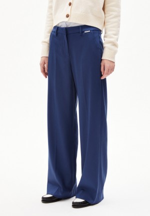 ARMEDANGELS LEANDRAA Woven Pants made of TENCEL™ Lyocell Mix Indigo | 7420-RDFYK