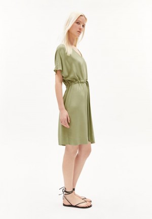 ARMEDANGELS MAAHALIA Woven Dress Relaxed Fit made of LENZING™ ECOVERO™ Viscose Hell | 2816-RMDWZ