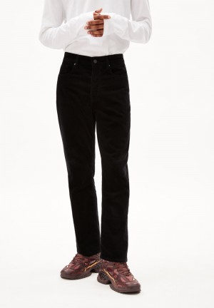 ARMEDANGELS MAAKX CORDUROY Woven Pants made of Organic Cotton Mix Schwarz | 2459-SLPCB