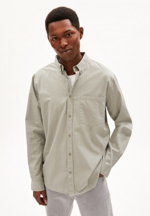 ARMEDANGELS MAARCES Shirt Relaxed Fit made of Organic Cotton Grau Hell | 3102-CJUET