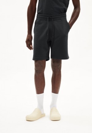 ARMEDANGELS MAARCO COMFORT Sweat Shorts made of Organic Cotton Mix Graphite | 3847-HBOFQ