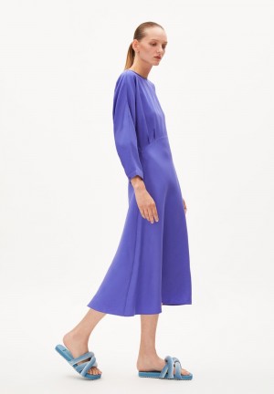 ARMEDANGELS MAARLENA Woven Dress Regular Fit made of TENCEL™ Lyocell Vibrant Violet | 8369-USNLM