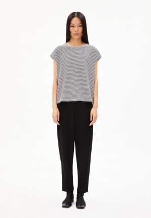 ARMEDANGELS MAGDAALENA Jersey Pants made of LENZING™ ECOVERO™ Mix Schwarz | 6829-VTJIX