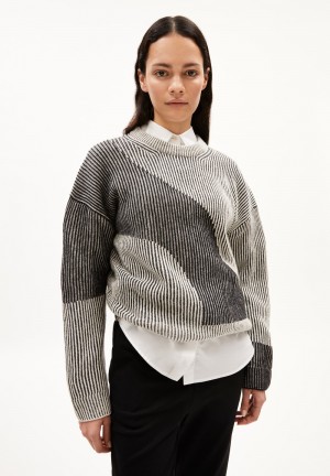 ARMEDANGELS MAYRAA VANISE Sweater Loose Fit made of Organic Wool Mix Weiß | 7810-SBUYG