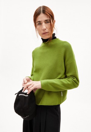 ARMEDANGELS MERINAA LINKS LINKS Sweater Loose Fit made of Organic Cotton Dunkel | 1702-DJGQT
