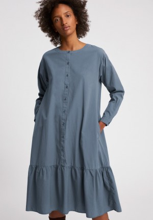ARMEDANGELS MIHAELAA EARTHCOLORS® Dress made of Organic Cotton Indigo | 0359-HKTMY