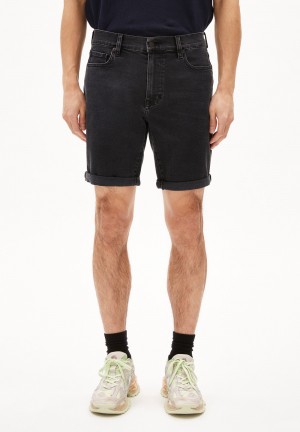 ARMEDANGELS NAAILO Denim Shorts made of recycled Cotton Mix Schwarz | 2509-HMUYP