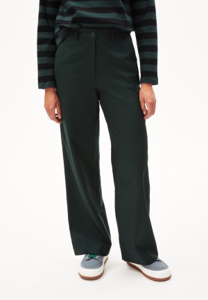 ARMEDANGELS NAGISAA Pants Regular Fit made of Organic Cotton Mix Dunkel | 2813-YAGMC
