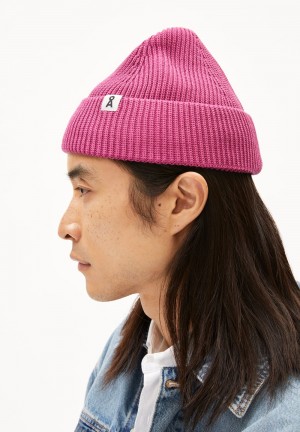 ARMEDANGELS NILDAAO COTTON Beanie made of Organic Cotton Crushed Berry | 2516-TSEUY