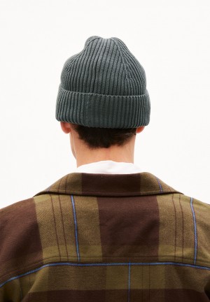 ARMEDANGELS NILDAAO COTTON Beanie made of Organic Cotton Space Steel | 9608-CQJTW