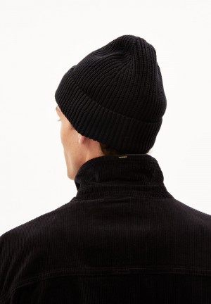 ARMEDANGELS NILDAAO COTTON Beanie made of Organic Cotton Schwarz | 0563-DEIOP