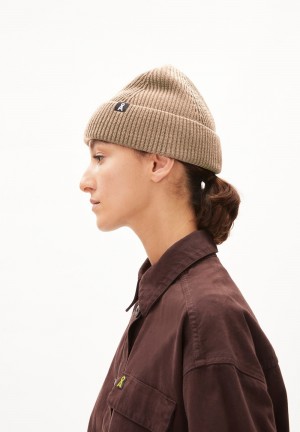 ARMEDANGELS NILDAAO COTTON Beanie made of Organic Cotton Cinnamon Dust | 4758-CYOAJ