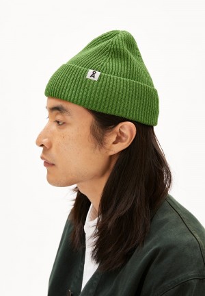 ARMEDANGELS NILDAAO COTTON Beanie made of Organic Cotton Grün | 7836-YTAOW