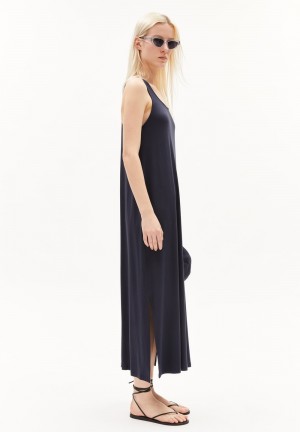 ARMEDANGELS NISAA LITAA Jersey Dress Regular Fit made of LENZING™ ECOVERO™ Mix Night Sky | 9426-WXENB