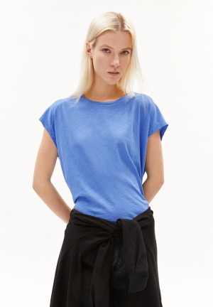 ARMEDANGELS ONELIAA T-Shirt Loose Fit made of Organic Cotton Blau | 7923-TSWIC