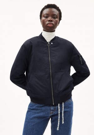 ARMEDANGELS OULANKAA Blouson Jacket Relaxed Fit made of Polyamide Mix (recycled) Night Sky | 0567-BWPEG