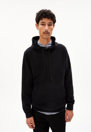 ARMEDANGELS PAARLO COMFORT Sweathoodie Regular Fit made of Organic Cotton Mix Schwarz | 3514-OMFVB