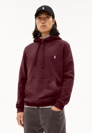 ARMEDANGELS PAARLO COMFORT Sweathoodie Regular Fit made of Organic Cotton Mix Cranberry Juice | 9612-OUPME
