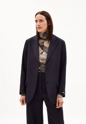 ARMEDANGELS PALILAA Blazer Loose Fit made of Organic Cotton Cool Ash | 4237-UYFSH