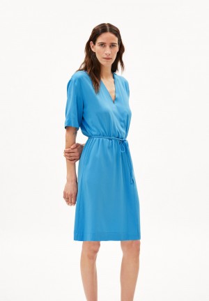 ARMEDANGELS RAUJAA Woven Dress Loose Fit made of LENZING™ ECOVERO™ Viscose Blueniverse | 8612-CWQIA