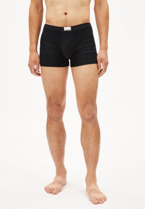 ARMEDANGELS RICAARD RIB Rib-Boxer made of Organic Cotton Mix Schwarz | 8420-TWSVU
