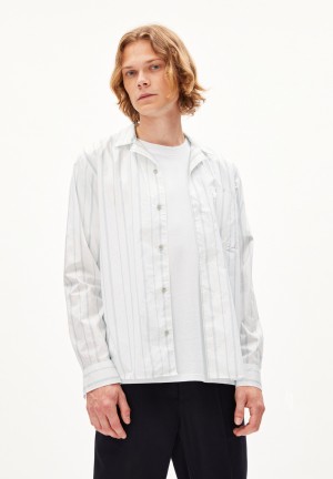 ARMEDANGELS RONDAA Shirt Relaxed Fit made of Organic Cotton Weiß | 0598-HIOMP