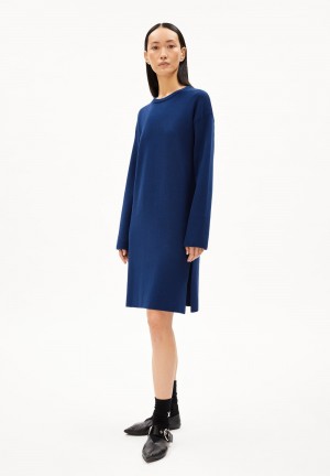 ARMEDANGELS ROSANNIAAS Knit Dress Relaxed Fit made of Organic Cotton Indigo | 2630-ZKMJF